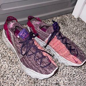Pink & Purple Nike Women’s Space Hippie Tennis Shoes size 9